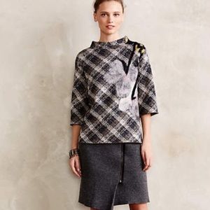Troubadour Petals Plaid Pullover